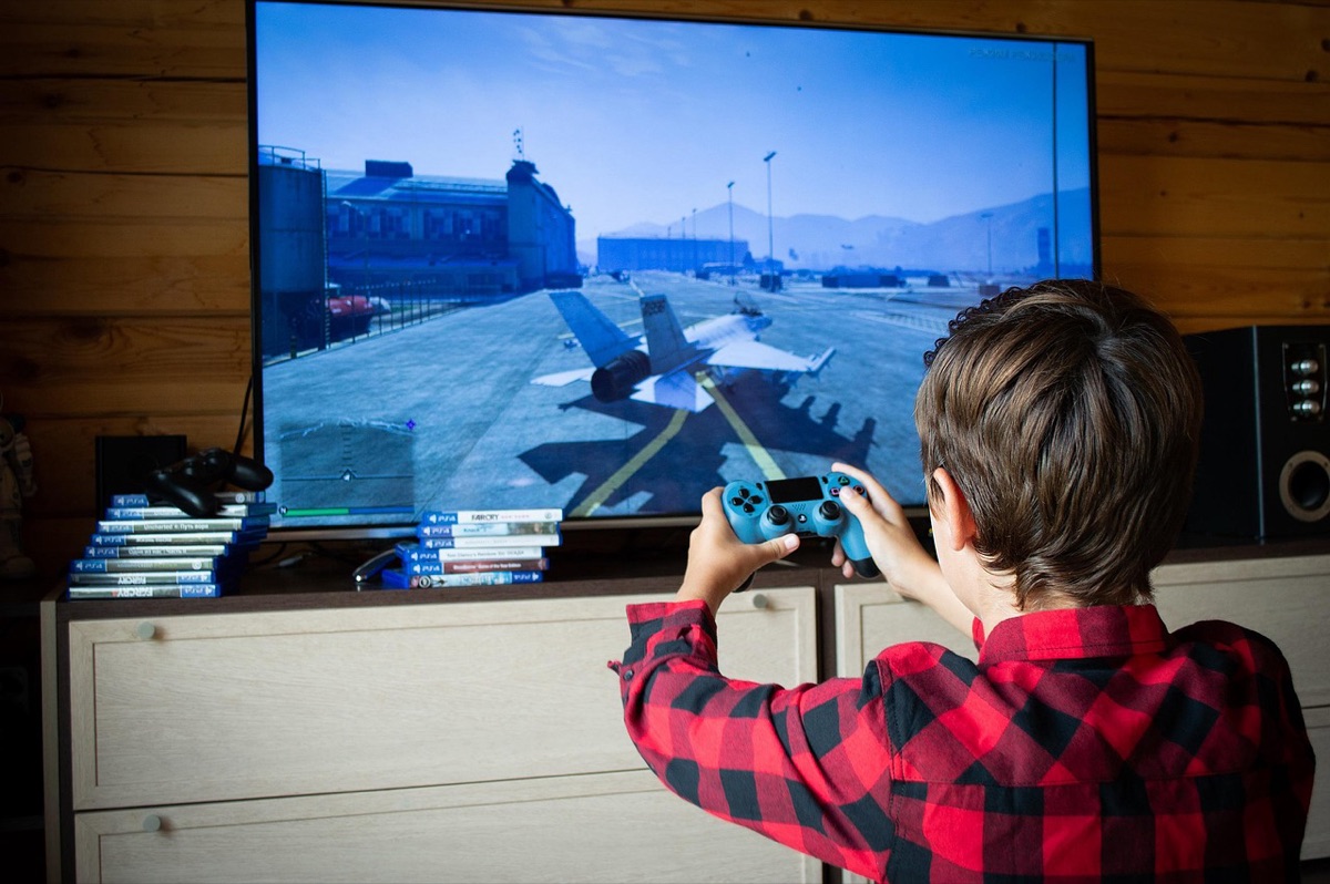 Capture d'écran d'un jeu de tir à la première personne (FPS)